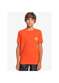 Quiksilver , T-Shirt »Hells Yeah« , Cherry Tomato , 16(165-172cm) , 16(165-172cm) , Ärmel: kurzärmlig