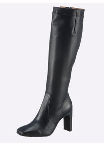 Heine Damen Stiefel in schwarz ,Größe 36, Witt, 100% Rindsleder