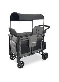 Wonderfold Bollerwagen , Grau, Schwarz , Metall, Textil , 113.03x137.16x63.50 cm , UV 50+ , Freizeit & Co, Gartenspielzeug, Bollerwagen