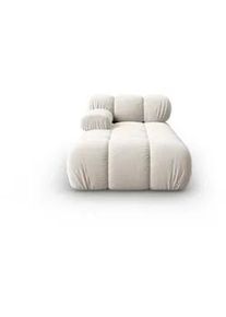 Micadoni Chaiselongue links Bellis aus Samt leichtes beige , Textil , 97x62x157 cm , Hergestellt in Europa, Oeko-Tex® , Wohnzimmer, Sofas & Couches, Sofas, Recamieren