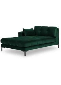 Micadoni Chaiselongue links Mamaia aus Samt flaschengrün , Textil , 102x75x185 cm , Hergestellt in Europa, Oeko-Tex® , Wohnzimmer, Sofas & Couches, Sofas, Recamieren