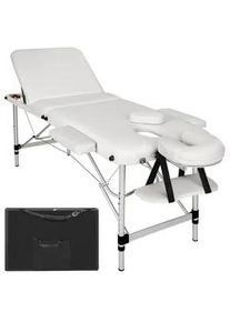 TecTake Massageliege 3 Zonen, 210 x 95 x 90 cm,weiß , Weiß , Metall , 61x68x180 cm , Freizeit, Wellness, Körperpflege, Wohlfühlprodukte