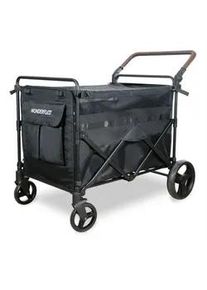 Wonderfold Tier-Buggy , Schwarz , Metall, Textil , 72.50x107.50x117 cm , Freizeit & Co, Gartenspielzeug, Bollerwagen