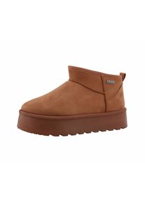 Tom Tailor gef&uuml;tterte Boots - Damen - Gr. 40 - hellbraun