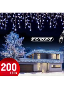 Monzana Łańcuch świetlny LED Zimny Biały 10m
