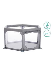 Laufgitter , Grau , Metall, Kunststoff, Textil , 134x67x134 cm , Baby & Kindermöbel, Babyzimmer, Laufgitter