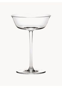 Serax Taças de champanhe de cristal artesanal Grace, conjunto de 4 Transparente Vidro cristal, Vidro Ø 11 x Alt 15 cm, 150 ml