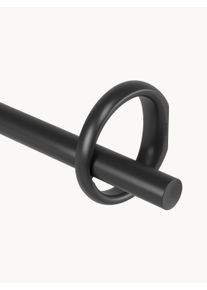 Umbra Varão de cortina Ringlet Preto Metal L 123 x Alt 11 cm