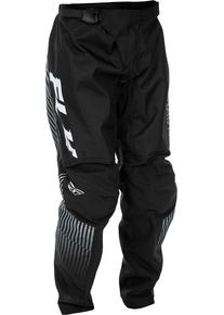 Fly Racing F-16, calças têxteis para jovens , cor: Preto/Branco , tamanho: 20