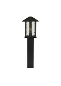 Searchlight Paletto Contemporaneo Venezia Alluminio Nero Vetro Trasparente 1 Luce E27 74Cm