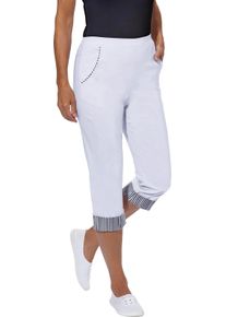 Damska Capri navl. nohavice biela veľkosť 50