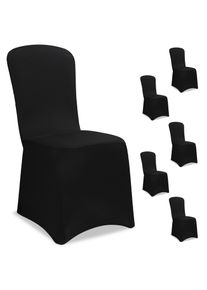 Detex Stuhlhusse 6er-Set Schwarz OEKO-TEX