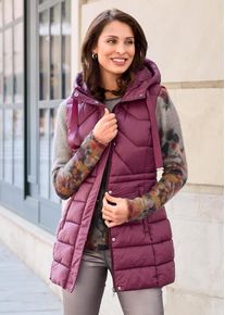 Steppweste in bordeaux - Alba Moda