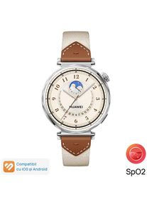Smartwatch Huawei Watch GT 5, 41MM, Stainless Steel Case, Brown Woven Strap
