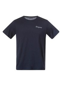 Bergans Functioneel shirt "Rabot Emblem" donkerblauw - 27% | Maat: XL