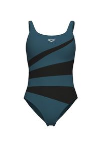 arena Strój kąpielowy modelujący sylwetkę 'ISABELLA' dla kobiet szmaragdowy / czarny Rozmiar XL