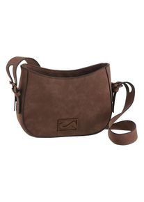 Ara , Umhängetasche »NADINE«, Saddle-Bag, Schultertasche mit Reißverschluss , mokka