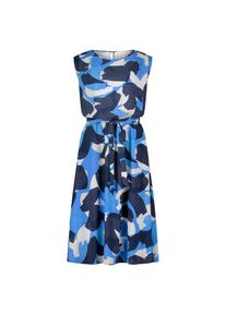 BETTY & CO Betty&Co , Sommerkleid »Sommerkleid mit Bindegürtel« , Blue/ Dark-Blue , EURO , 44 -EURO , 44 , Passform: Figurumspielend