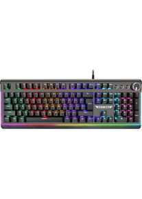 Hyrican , Gaming-Tastatur »Striker ST-MK91«, (Multimedia-Tasten-Lautstärkeregler-Funktionstasten-Fn-Tasten) , schwarz , Plug and Play