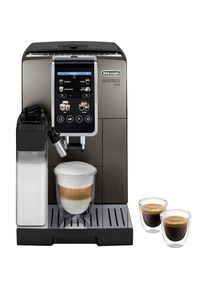 De'Longhi De'Longhi , Kaffeevollautomat »Dinamica Plus ECAM380.95.TB - 24 Rezepte, perfekter Milchschaum«, Intuitive Bedienung, 3,5" Touchscreen, 3...