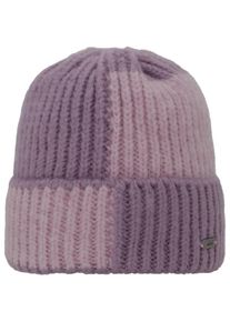 Chillouts , Strickmütze »Liana Hat«, Grober Rippenstrick, zweifarbig , lilac