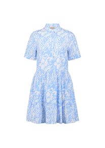 Cartoon , Blusenkleid »Blusenkleid mit Taschen« , Weiß/Blau , EURO , 44 -EURO , 44 , Passform: Ausgestellt