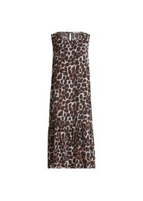 BETTY & CO Betty&Co , Midikleid »Stufenkleid im Leo-Look« , Brown/Nature , EURO , 36 -EURO , 36 , Passform: Lässig