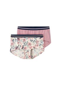 name it , Boxershorts »NKFHIPSTER 2P NOSTALGIA FLOWER NOOS« , Nostalgia Rose , 122 (128) , 122 (128) , Unterwäsche von name it für Mädchen
