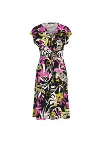 Betty Barclay , Jerseykleid »Jerseykleid mit Raffung« , Black/Khaki , EURO , 38 -EURO , 38 , Passform: Figurnah