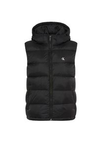 Calvin Klein Jeans , Steppweste, Kapuze, Regular Fit, warm wattiert , Black , L , L , Steppweste von Calvin Klein Jeans Menswear