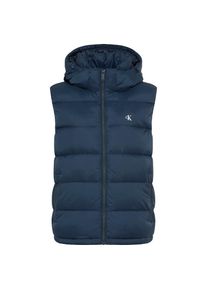 Calvin Klein Jeans , Steppweste, Kapuze, Regular Fit, warm wattiert , Ink , L , L , Steppweste von Calvin Klein Jeans Menswear