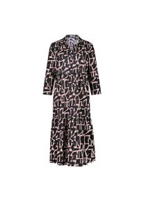 BETTY & CO Betty&Co , Midikleid »Stufenkleid mit Print« , Taupe/Black , EURO , 42 -EURO , 42 , Passform: Lässig