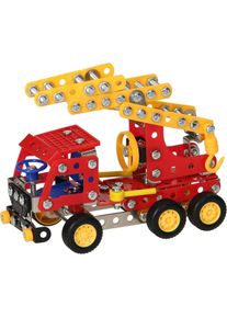 Metallbausatz Feuerwehr-Leiterfahrzeug, 206-tlg.