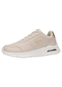 Kangaroos, Damen, Sneaker &raquo;K-PLN PROUD RV&laquo;, cool beige/rich gold, 36, cool beige/rich gold, Bequemer Sneaker von Kangaroos mit Schn&uuml;rung