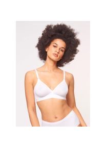 Triumph , Bügelloser BH »Micro Fun« nahtlos vorgeformte Cups , WHITE , Cup B , 75 -Cup B , 75 , Bügelloser T-Shirt-BH mit nahtlos vorgeformten Cups
