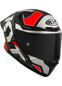 KYT TT-Revo Electron, full face helmet , color: Matt Black/Grey/Red , size: XL