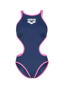 arena Strój kąpielowy 'ONE BIGLOGO' dla kobiet granatowy / różowy / biały Rozmiar XS