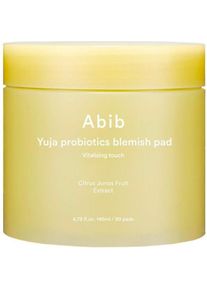 Abib, Gesichtsreinigung, - Yuja Probiotics Blemish Pad - Vitalizing Touch - 60 pads (Reinigungsmilch, 140 ml)