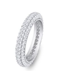 Brilio, Ring, Silver - Sparkling silver ring with clear zircons RI093W - Circuit: 60 mm, (60)