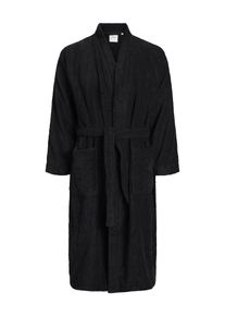 Jack & Jones JACK & JONES Krátky župan 'SOLID' Muži čierna S-M