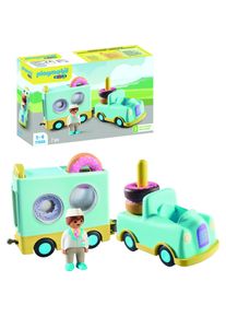 Playmobil Verrückter Donut Truck mit Stapel- und Sortierfunktion (71325, Playmobil 1.2.3)