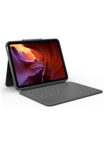 Logitech Rugged Folio For Ipad-10th Gen (Apple iPad 2022 (10. Gen)), Tablet Tastatur, Schwarz