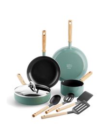 Greenpan Mayflower, Pfanne + Kochtopf, Blau