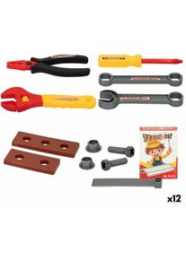 WinFUN Spielzeug-Werkzeuge Colorbaby 13 Stücke 6 x 1,5 x 17,5 cm 12 Stück