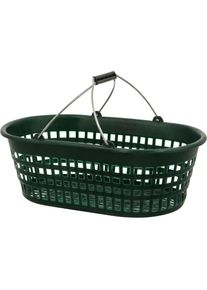 siena GARDEN, Komposter + Gartensack, Gartenkorb grün oval, gelocht (28 l)