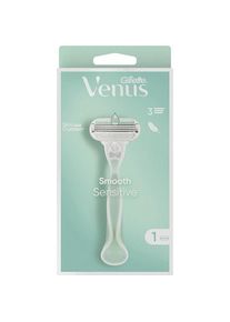 Gillette, Nassrasierer, Venus Smooth Razor Sensitive H1 - Rasiermesser für Frauen