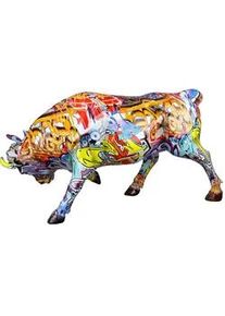 Xxxl Dekostier , Multicolor , Kunststoff , Stier , 52x27x15 cm , Dekoration, Dekofiguren & Skulpturen, Dekotiere