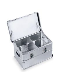 Zarges Aluminium combibox-verdeelsysteem, voor bak van 42 liter, 1 verdeelschot, 2 rasterlijsten