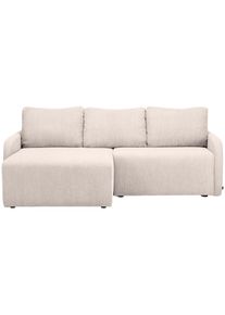 CARRYHOME Ecksofa , Naturfarben , Textil , Füllung: Schaumstoff, Silikon , seitenverkehrt montierbar, L-Form , 217x146 cm , FSC , Stoffauswahl,
