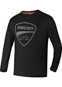Diadora Utility Ducati Corse, workwear t-shirt longsleeve , color: Black/Dark Grey , size: S